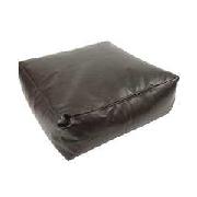 Brown Faux Leather Bean Slab