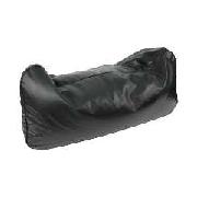 Faux Leather Bean Bed - Black