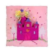 Ladybird Fairy Castle Fleece Cushion