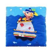 Ladybird Pirate Fleece Cushion