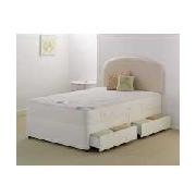 Layezee Memory Foam Mattress On 135CM 4Drw Platform Top Base