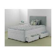 Layezee Pillow Top Mattress On 90cm 2Drw Platform Top Base