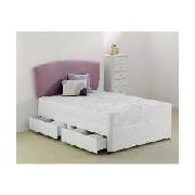 Layezee Posturezone Mattress On 135CM 4Drw Platform Top Base