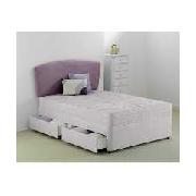 Layezee Posturezone Mattress On 150CM 4Drw Platform Top Base