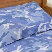 Camo Duvet Cover Blue (Single)