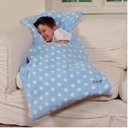 Polka Dot Toddler Snuggle Sac