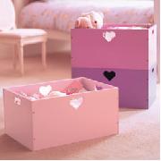 Stacking Heart Storage Boxes (Set of 3)