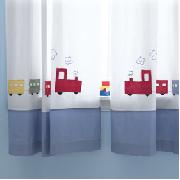 Train Applique Curtains