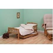 Saplings Junior Antique Bed and Foam Mattress