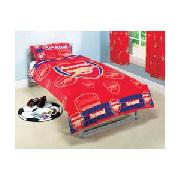 Arsenal Fc Single Duvet Cover Set - Red