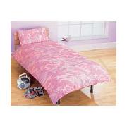 Camouflage Single Duvet Cover Set - Pink