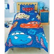 Cars Route 66 Single Duvet Cover Set - Blue