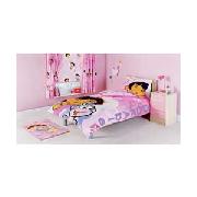 Dora the Explorer Flower Duvet Cover and Pillowcase Set