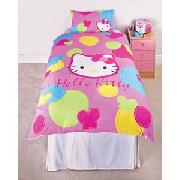 Hello Kitty Single Duvet Cover Set - Pink