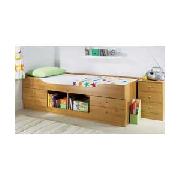 Malibu Pine Cabin Bed with Firm Mattress