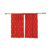 Manchester United Fc Crest Pair of 66X54IN Unlined Curtains