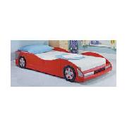 Racing Car Single Bed with Comfort Mattress