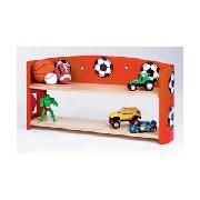 Red Football 2 Shelf Unit