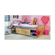 Teen Single Cabin Bed with Firm Mattress