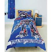 Transformers Single Duvet Cover Set - Navy