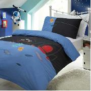 Rocha.Little Rocha - Dark Blue Alien Single Duvet Set