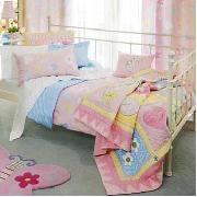 Freckles by Dorma - Hearts and Flowers Double Bedspread