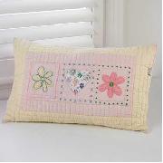 Freckles by Dorma - Hearts and Flowers Quilted Standard Pillowcase