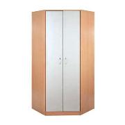 New York Large Corner Wardrobe