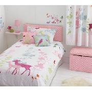 Woodland Satin Applique Bedlinen Set