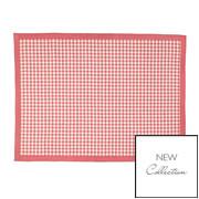 Pale Pink Gingham Rug