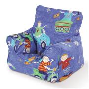 Blue Rocket Bean Chair