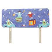 Blue Rocket Single Bed Headboard