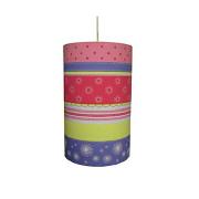 Fun Stripe Girls Hanging Lampshade