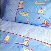 So Long Sailor Inset Duvet Cover