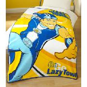 Lazy Town Sportacus Fleece Blanket