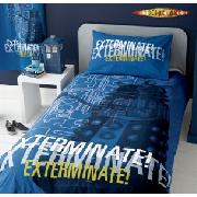 Dr Who Exterminate Lined Curtains