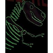 Glow In the Dark Dinosaur Fossil Lined Curtains