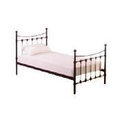 Suffolk Single Metal Bedstead, Black