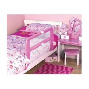Mothercare Soft Fold-Down Bed Guard - Pink